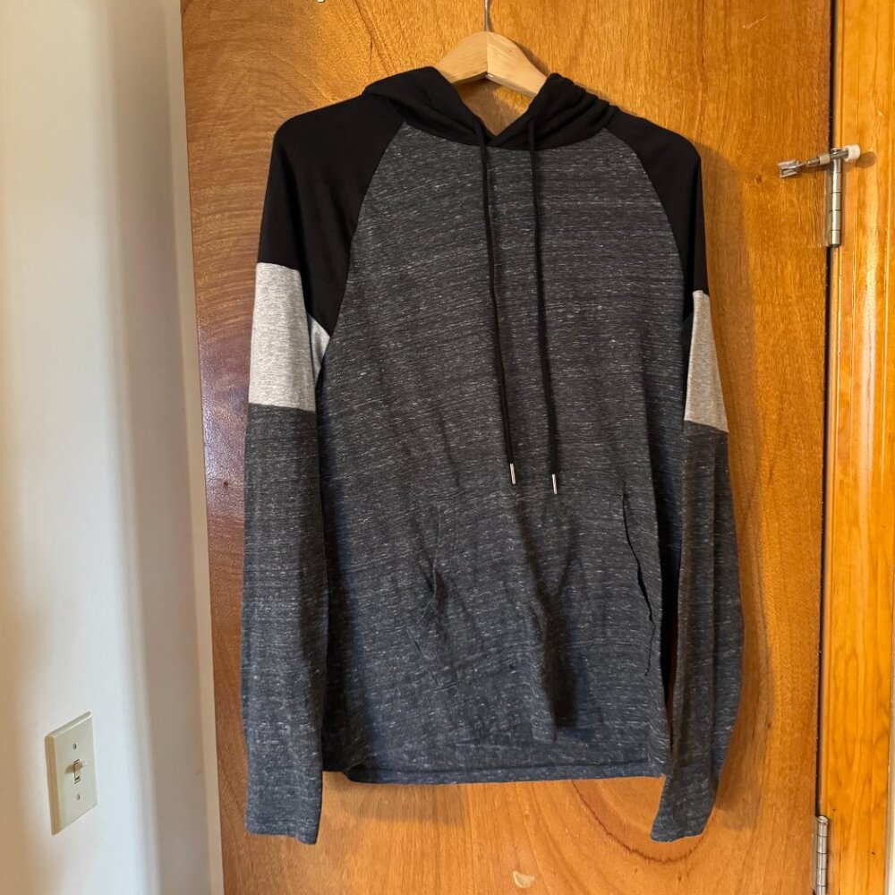 Old Navy Dark Black and Gray Hoodie